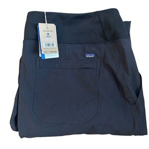NWT Patagonia Women's Black Happy Hike Studio Pants Size XL 50+ UPF